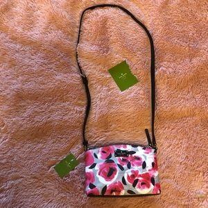 Kate spade grove street printed rose bed purse